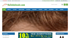 Desktop Screenshot of nailwholesale.com